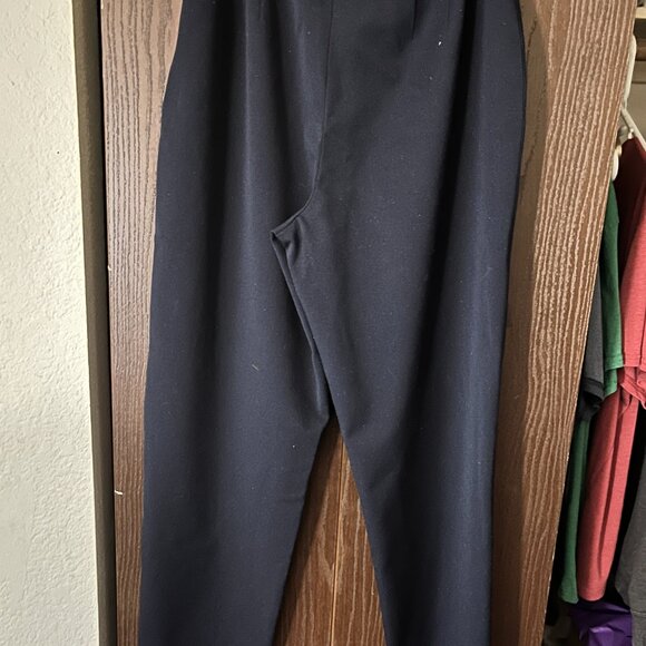 Talbots‎ Black Cropped Stretch Pants Women's 12 - Picture 4 of 8